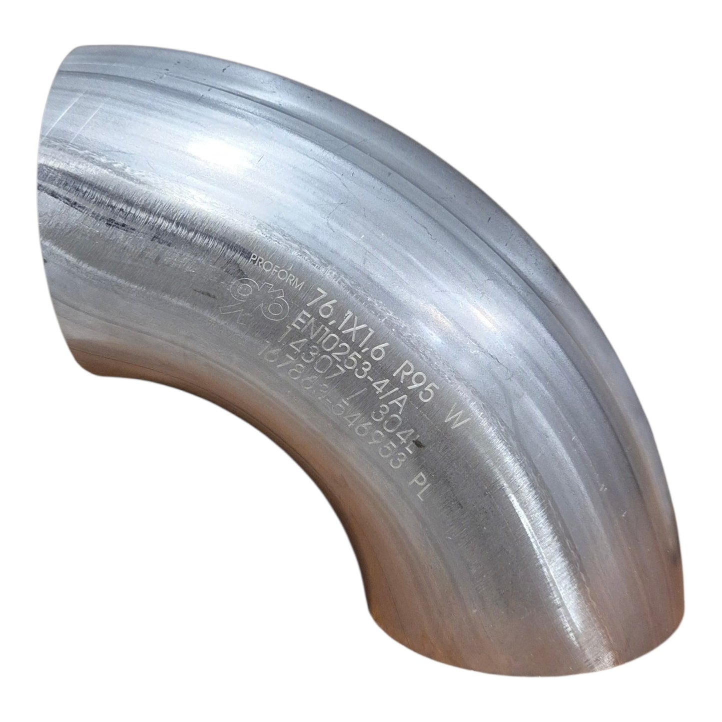 Coude 90° 76.1mm x 1.6mm - Inox 304L
