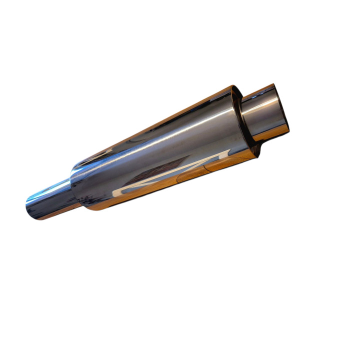 Silencieux Rond Poli - Plusieurs diamètres au choix