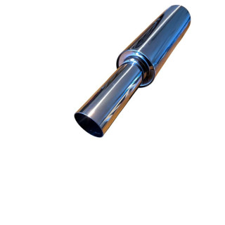 Silencieux Rond Poli - Plusieurs diamètres au choix