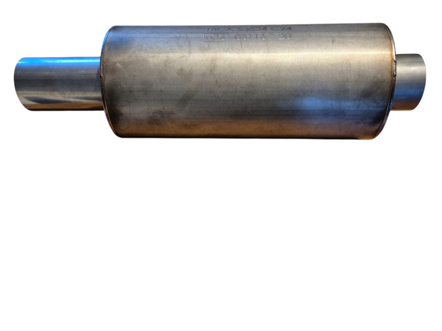 Silencieux d'échappement inox