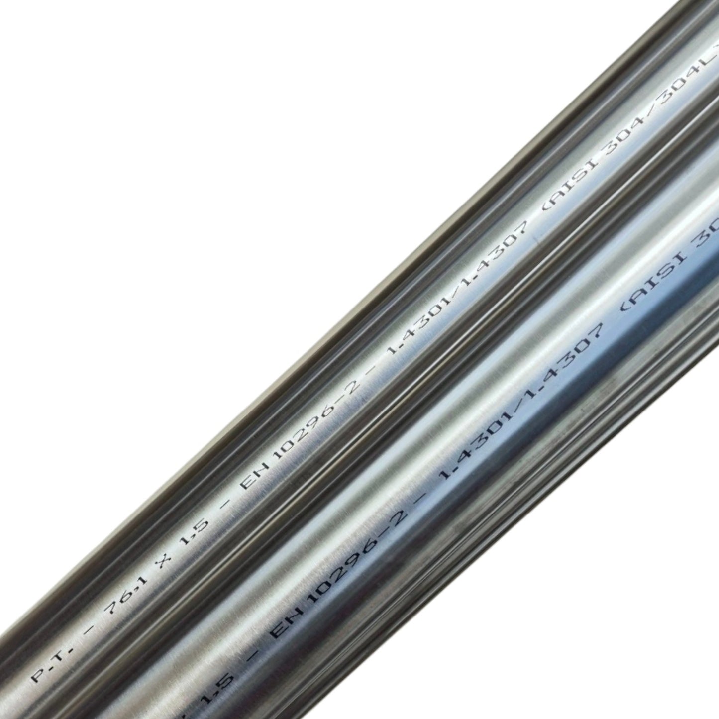 Tube Inox 76.1mm x 1.5mm - 1 Mètre 304L