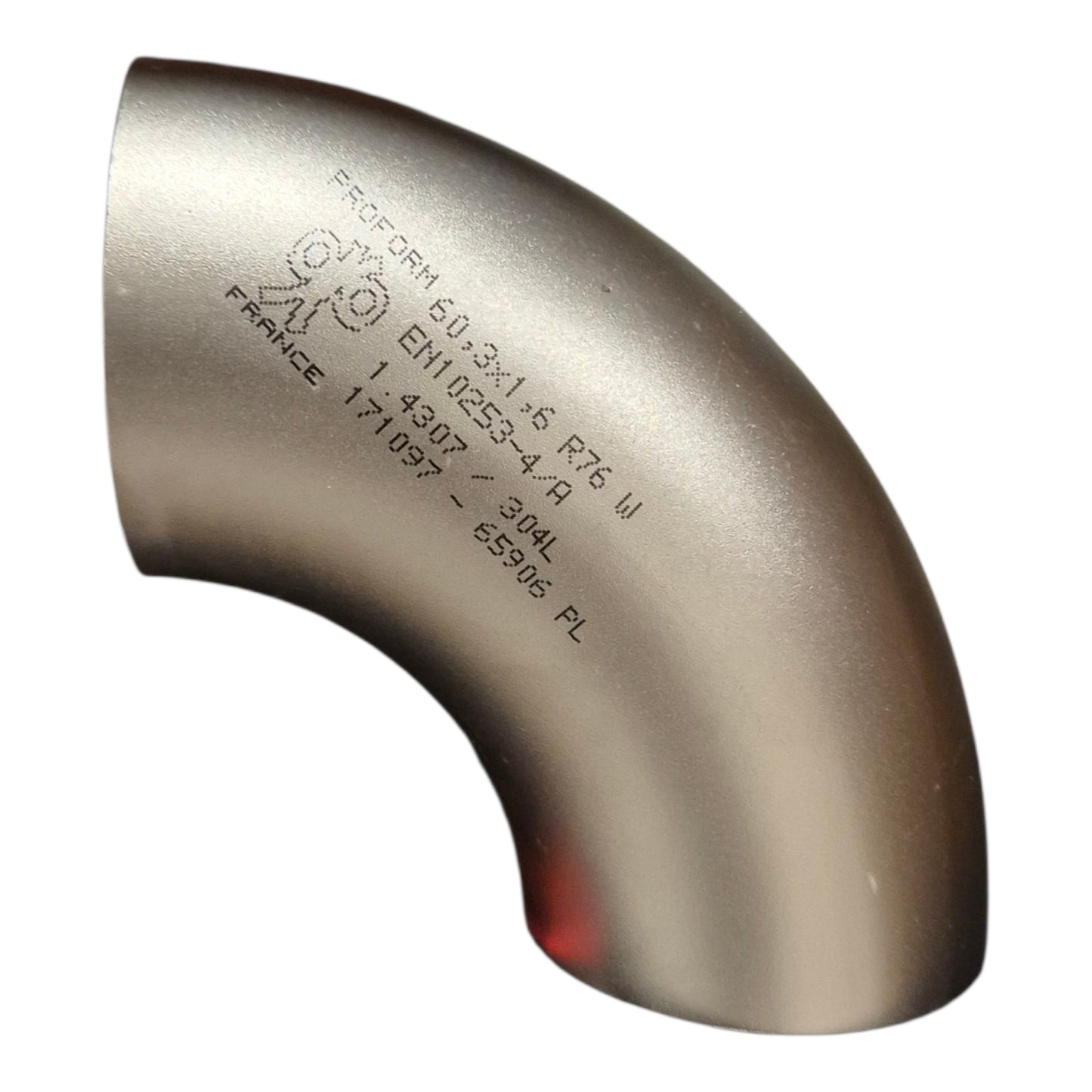 Coude 90° 60.3mm x 1.6mm - Inox 304L